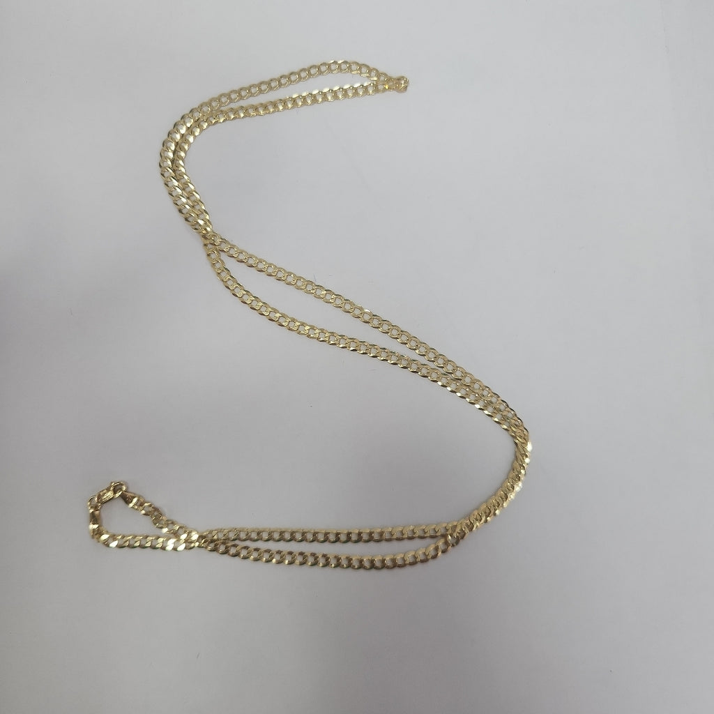 CADENAS BARBADA AMARILLA ORO 14K 8 (NUEVO)
