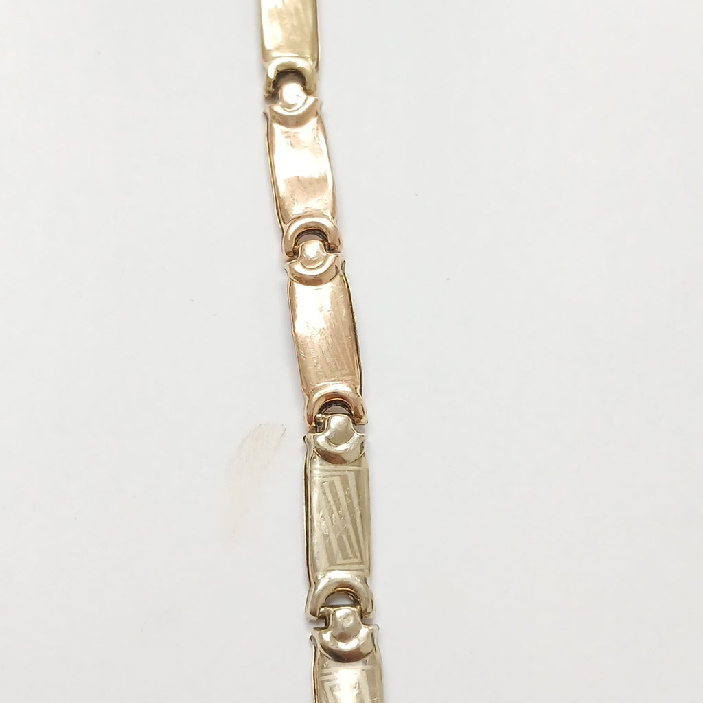 PULSERA ORO,ORO COMBINADO 10 K 7,50 GRMS (SEMINUEVO)