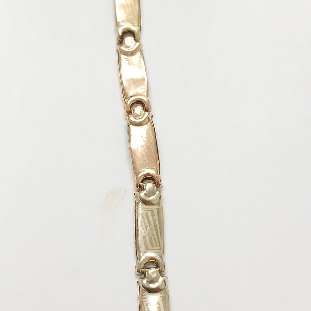 PULSERA ORO,ORO COMBINADO 10 K 7,50 GRMS (SEMINUEVO)