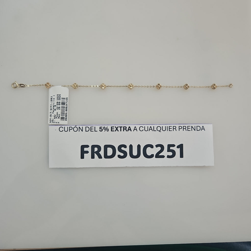 PULSERAS DAMA ORO 14K 2.2 (NUEVO)