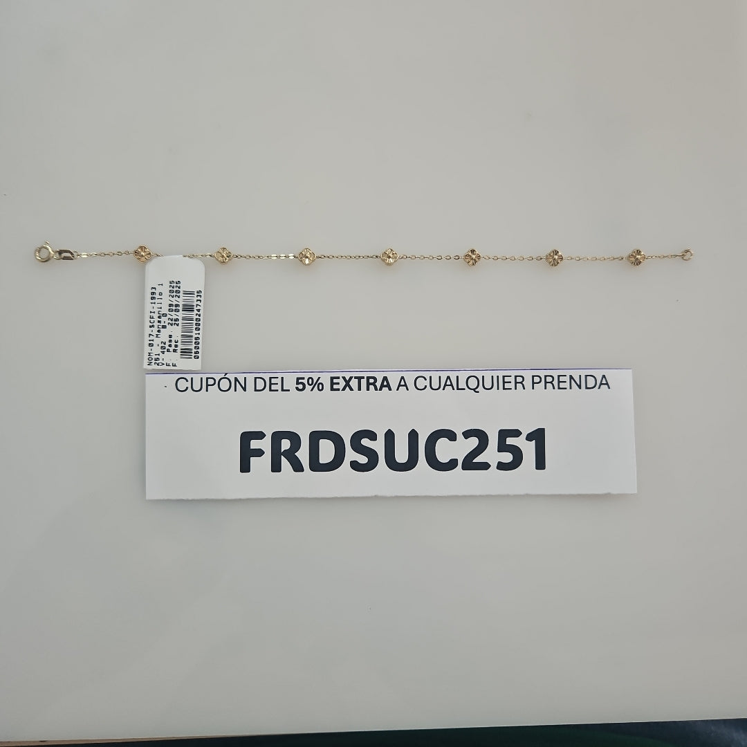 PULSERAS DAMA ORO 14K 2.2 (NUEVO)