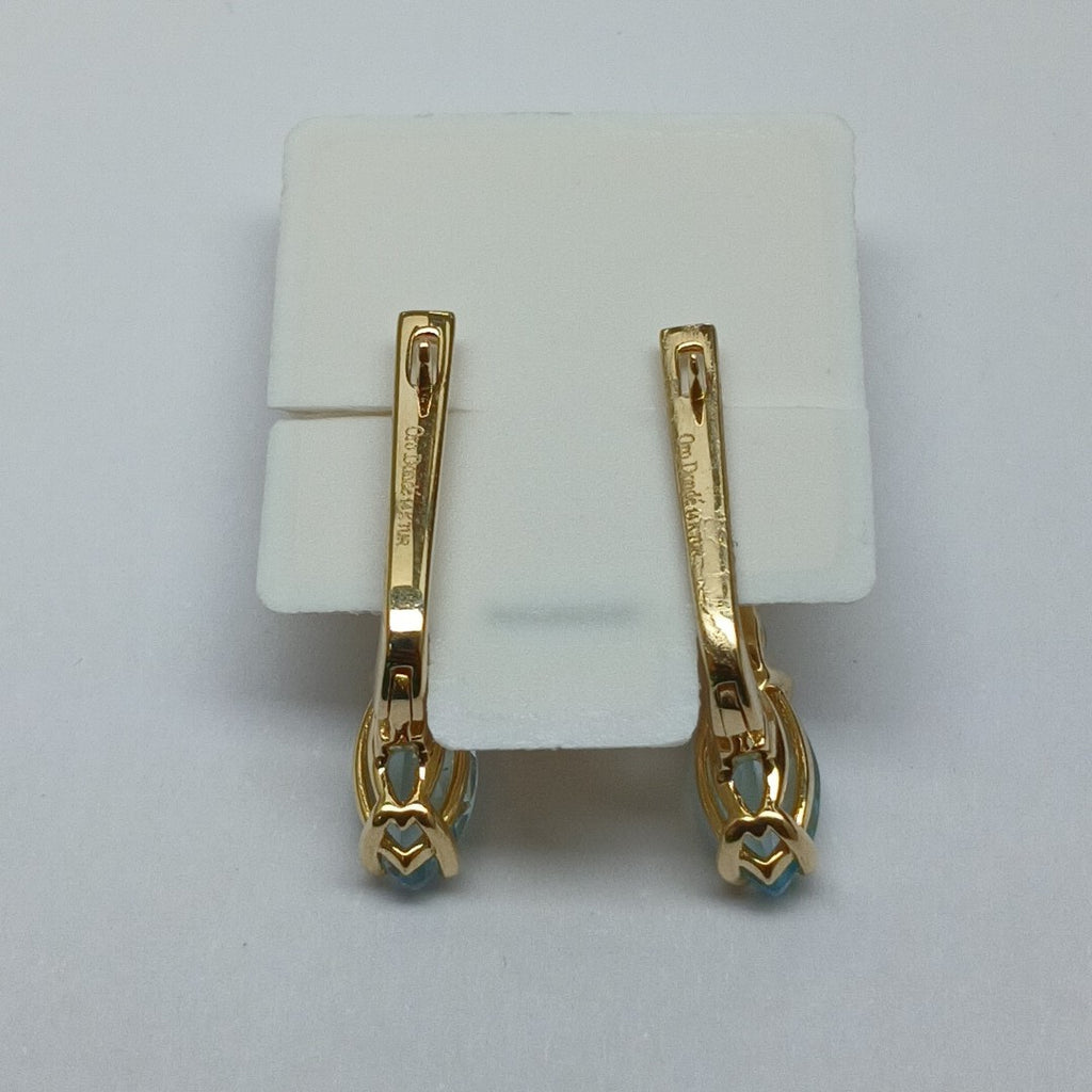 BROQUELES ORO 14K 3.7 (NUEVO)