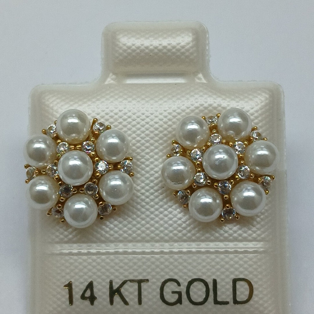 BROQUELES ORO 14K 2.6 (NUEVO)