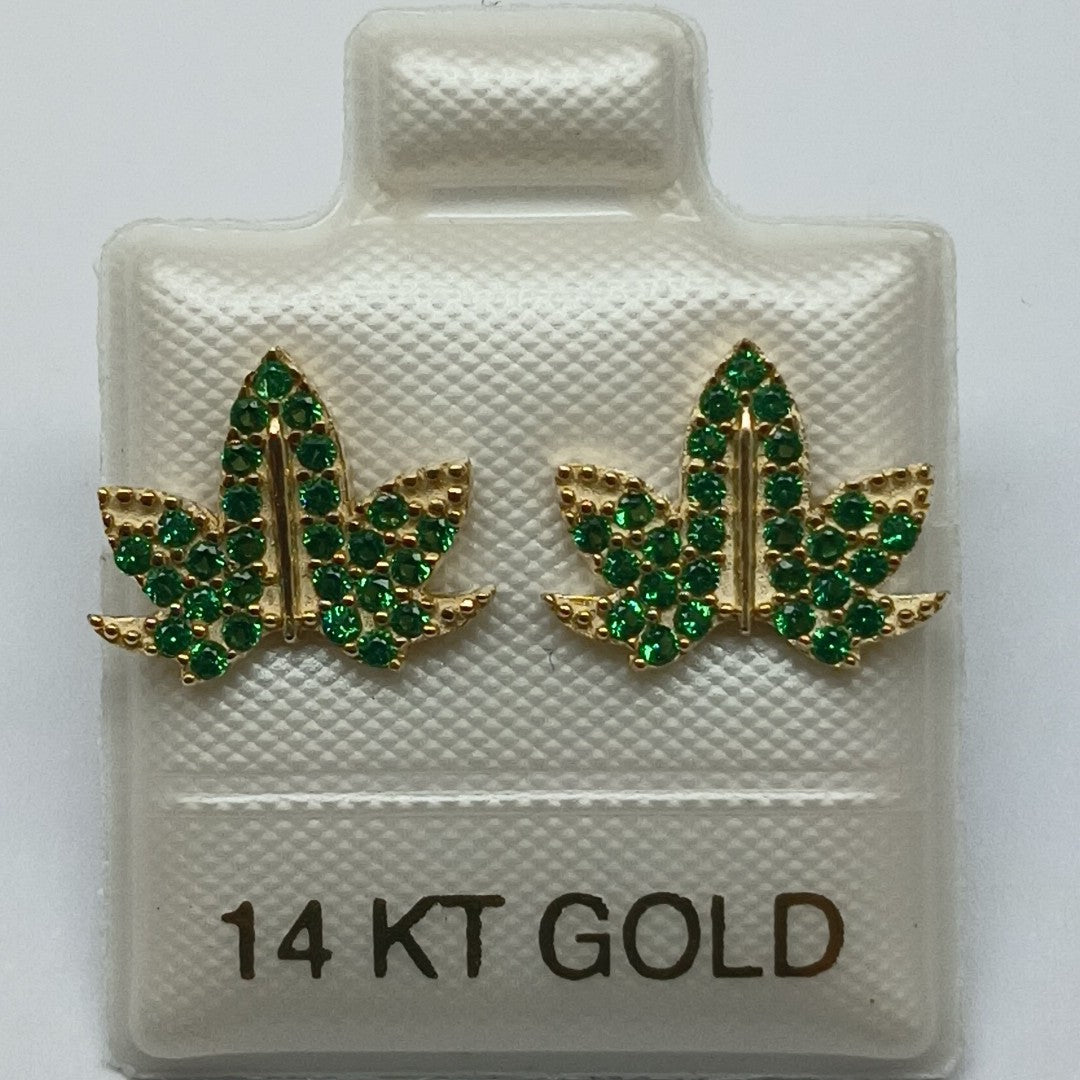 BROQUELES ORO 14K 1.5 (NUEVO)