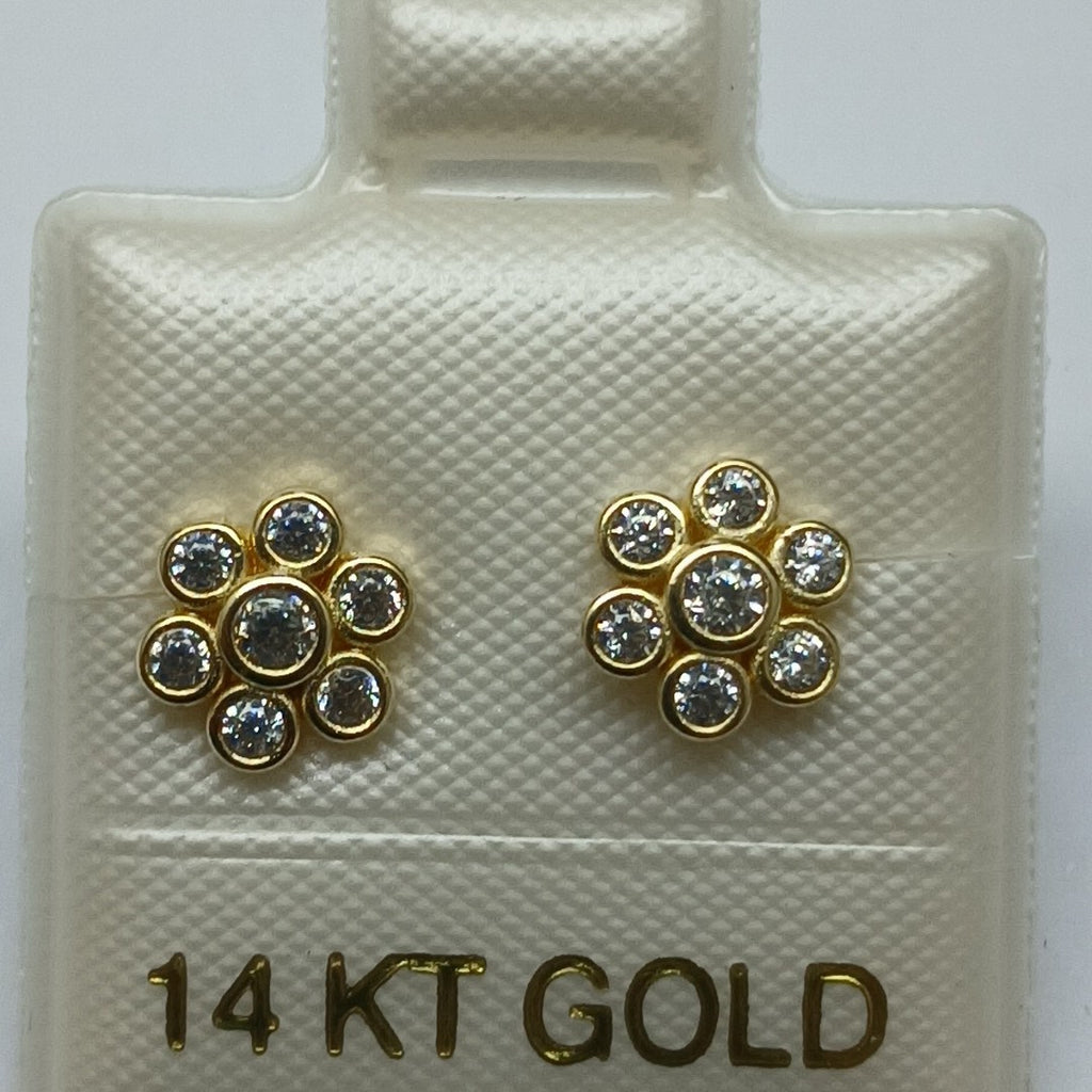 BROQUELES ORO 14K 1.2 (NUEVO)