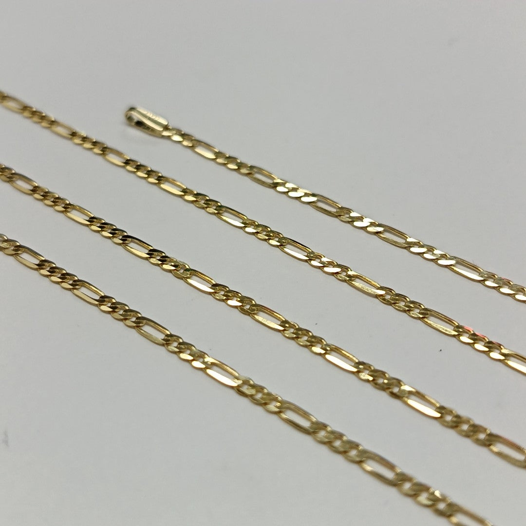 CADENAS CARTIER 3*1 AMARILLA ORO 14K 3.6 (NUEVO)