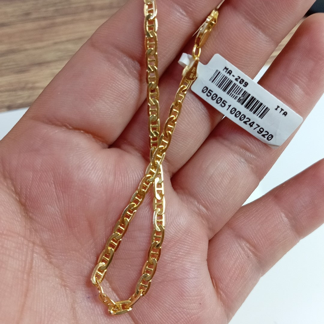 PULSERAS CABALLERO GUCCHI ORO 14K 4.4 (NUEVO)