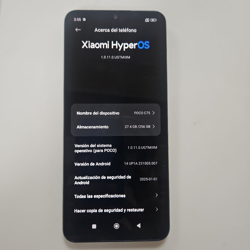CELULAR XIAOMI POCO C75 2410FPCC5G (2024) 256 GB 8 GB RAM (SEMINUEVO)