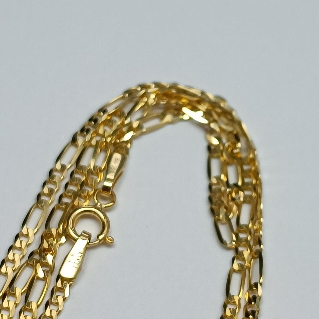 CADENAS CARTIER 3*1 AMARILLA ORO 14K 3.6 (NUEVO)