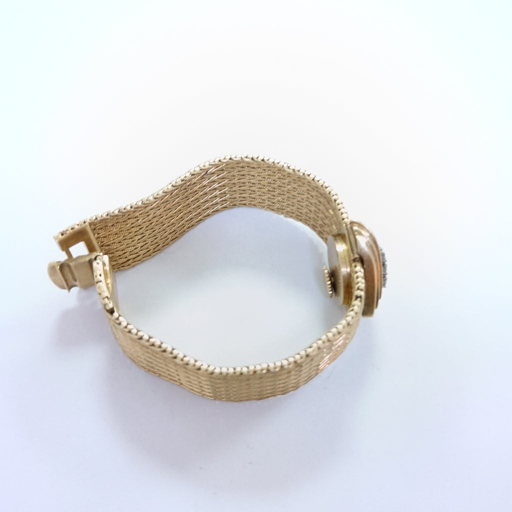 RELOJ CAJA ACERO PULSO ORO. ORO. 18 K 66.5 GRMS (SEMINUEVO)