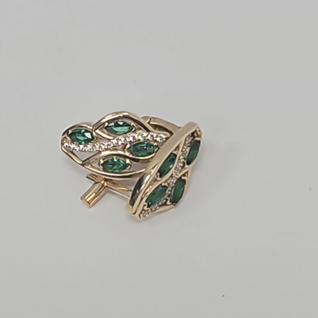 BROQUELES ORO 14K 3.6 (NUEVO)