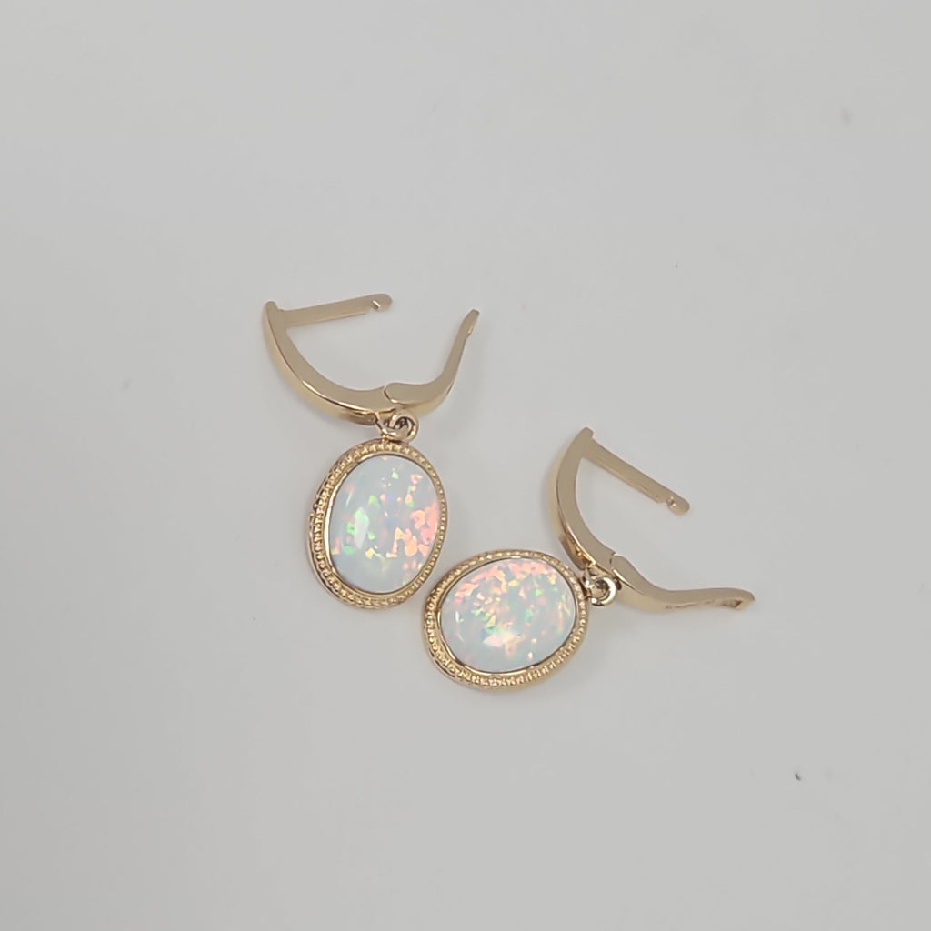 BROQUELES ORO 14K 3.7 (NUEVO)