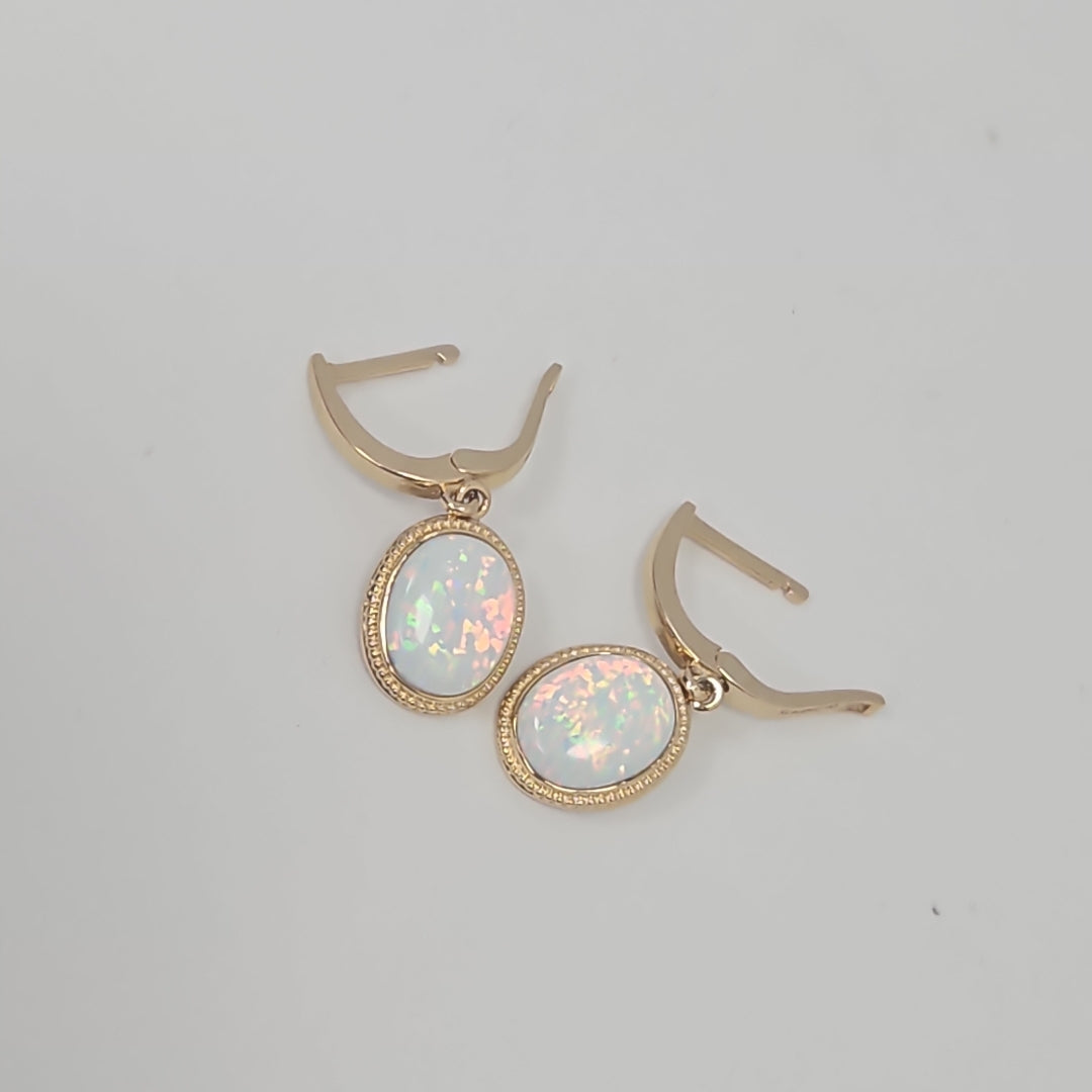 BROQUELES ORO 14K 3.7 (NUEVO)