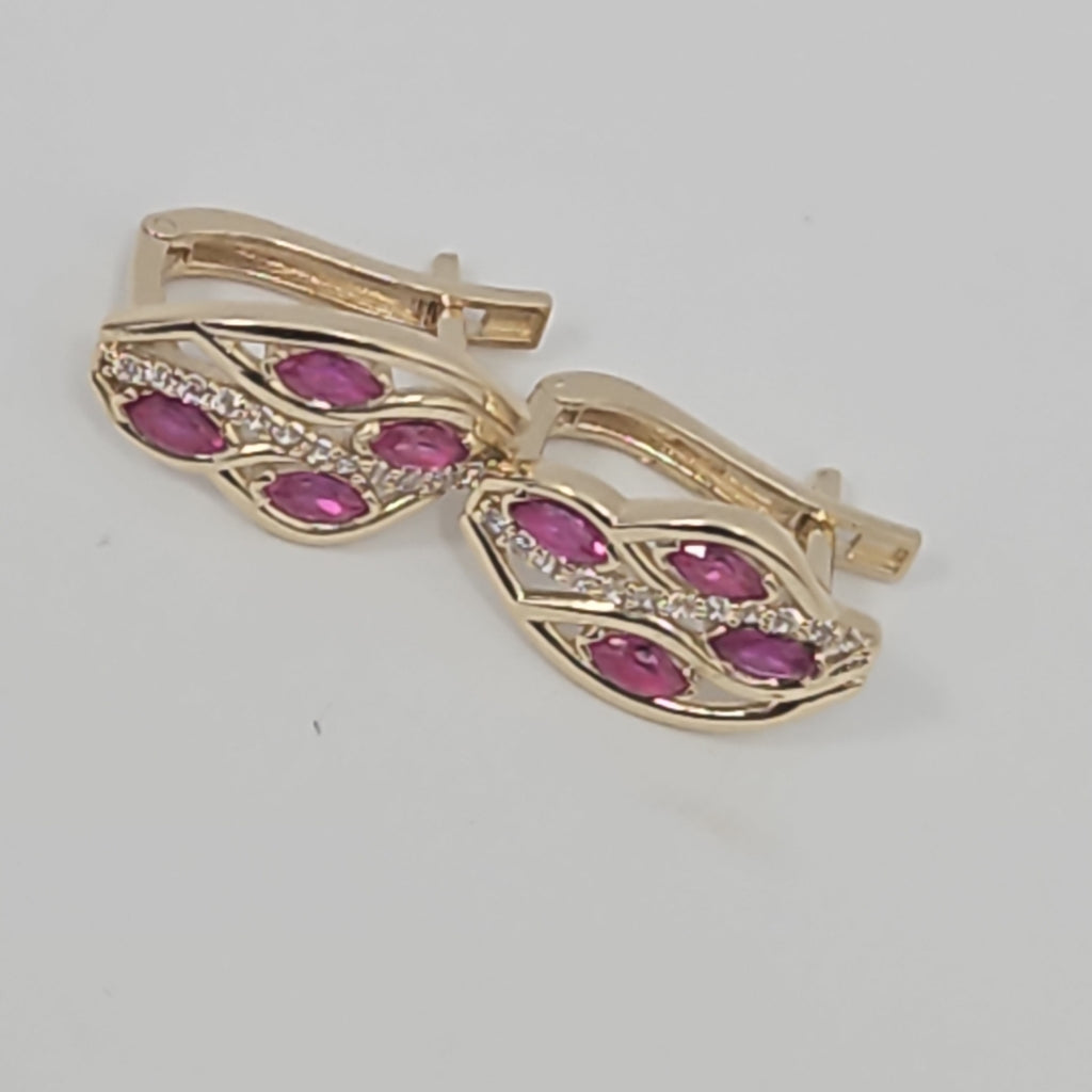 BROQUELES ORO 14K 3.9 (NUEVO)