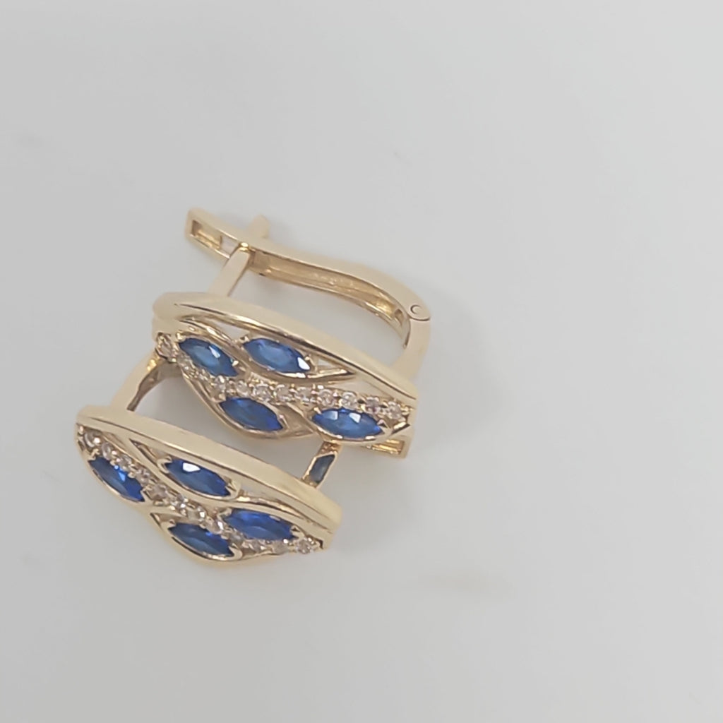 BROQUELES ORO 14K 3.7 (NUEVO)