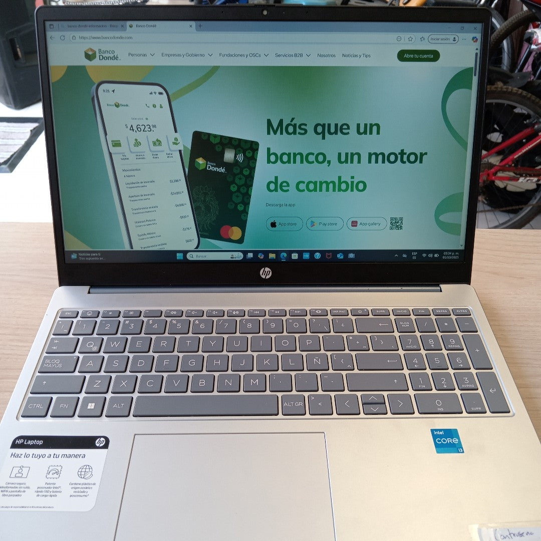 LAPTOP HP 15-FD0026LA (2024) 512 GB SSD 8 GB RAM (SEMINUEVO)