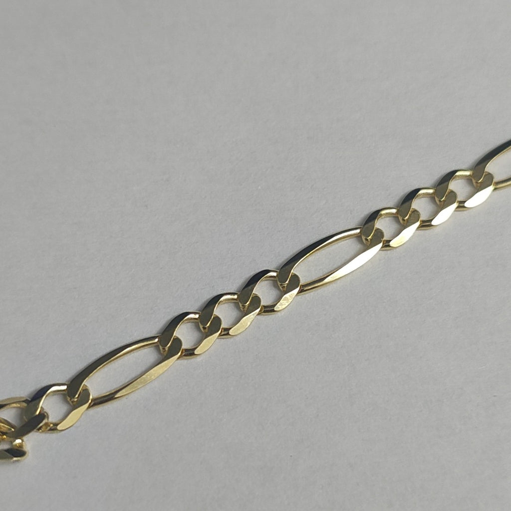PULSERAS CABALLERO CARTIER 3*1 AMARILLA ORO 14K 6.4 (NUEVO)