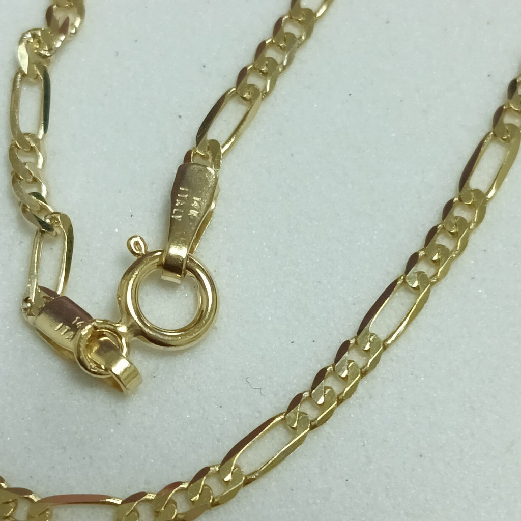 CADENAS CARTIER 3*1 AMARILLA ORO 14K 3.5 (NUEVO)