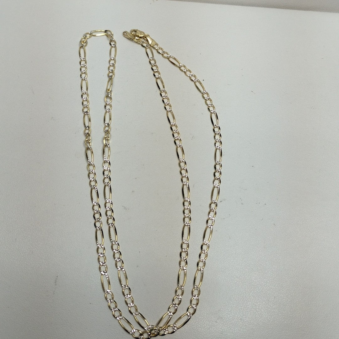 CADENAS CARTIER 3*1 DIAMANTADA ORO 14K 8.6 (NUEVO)