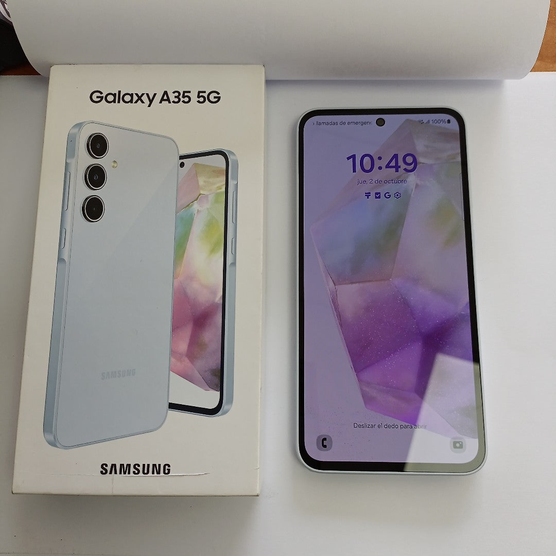CELULAR SAMSUNG GALAXY A35 5G SM-A356E (2024) 128 GB 6 GB RAM (SEMINUEVO)
