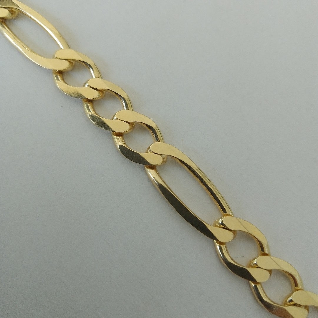 PULSERAS CABALLERO CARTIER 3*1 AMARILLA ORO 14K 12.2 (NUEVO)