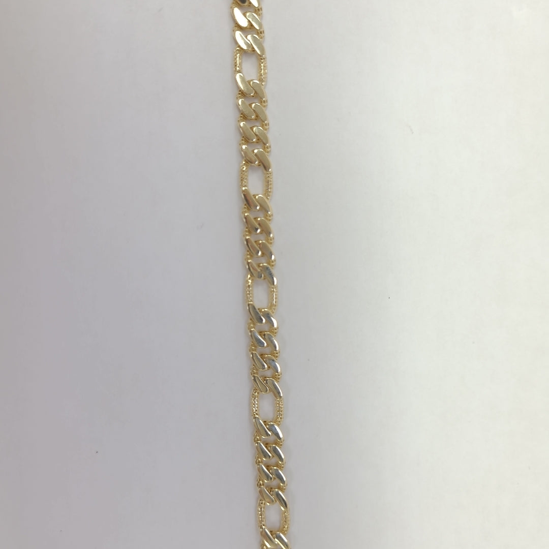 PULSERAS CABALLERO CARTIER 3*1 AMARILLA ORO 14K 11.2 (NUEVO)