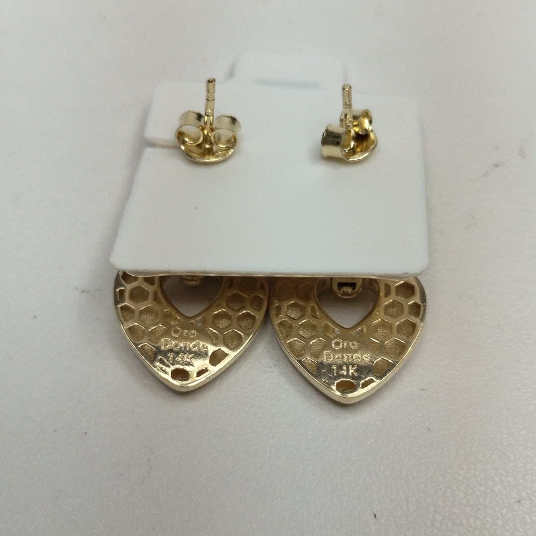 BROQUELES ORO 14K 3.4 (NUEVO)