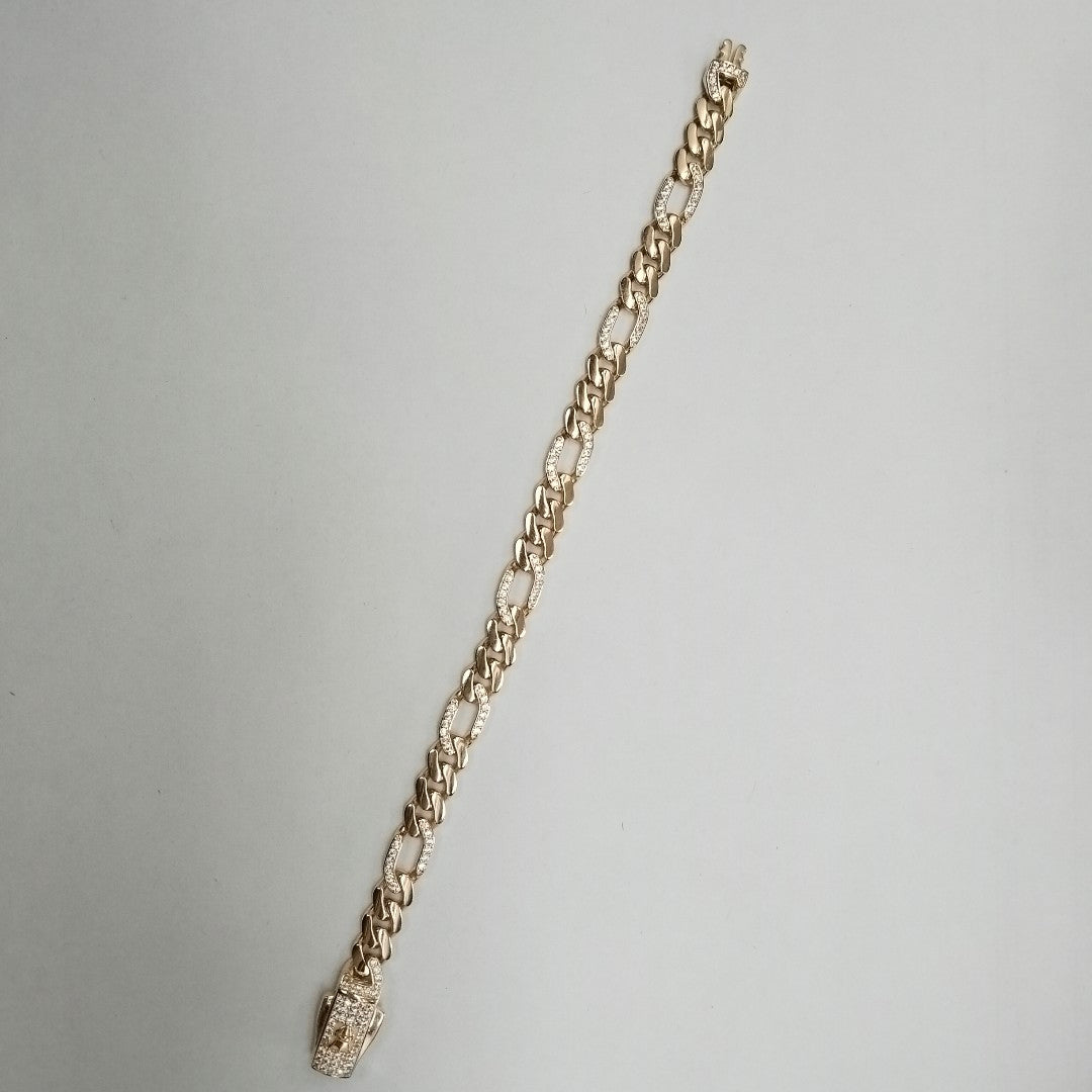 PULSERAS DAMA CARTIER 3*1 AMARILLA ORO 14K 11.1 (NUEVO)