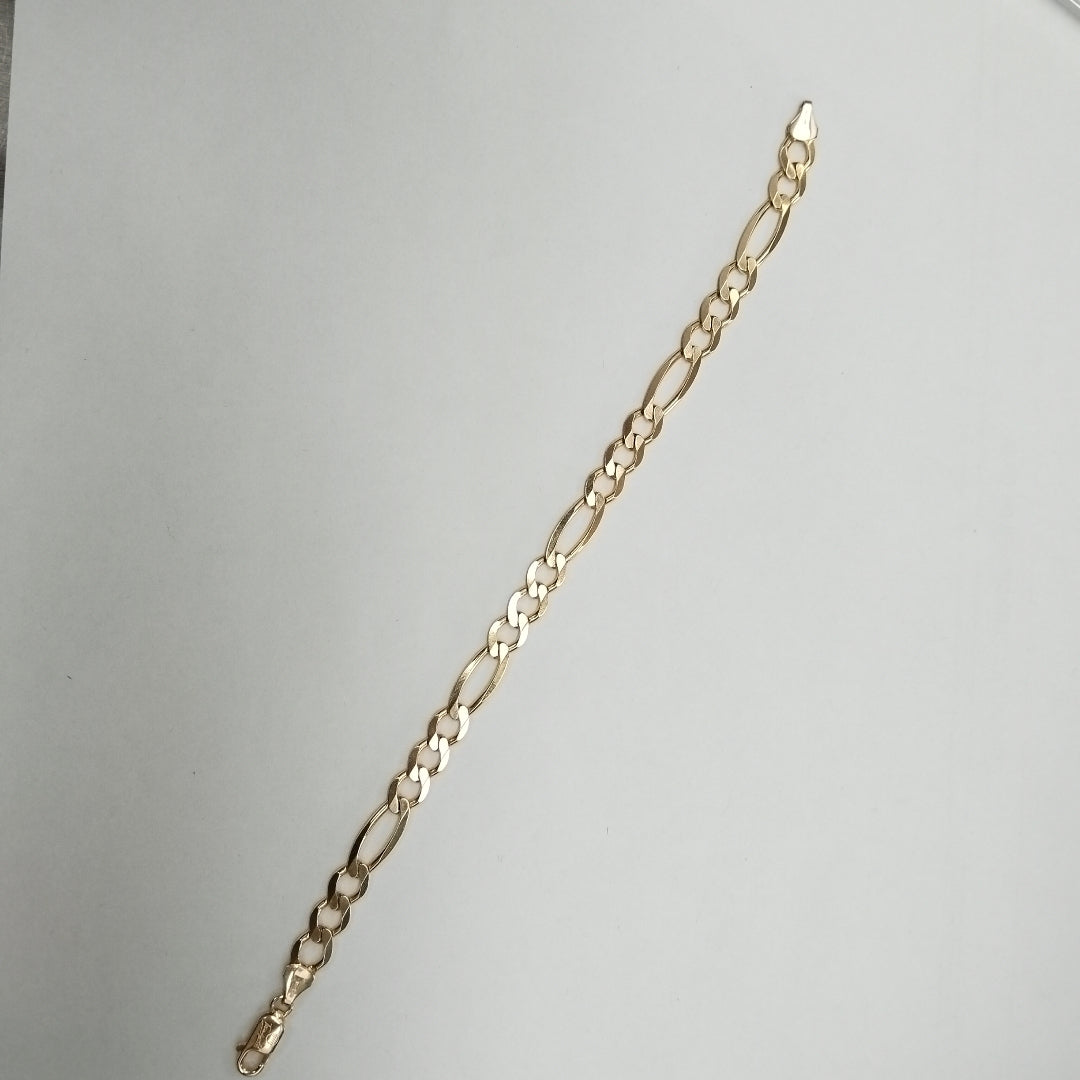 PULSERAS CABALLERO CARTIER 3*1 AMARILLA ORO 14K 11.7 (NUEVO)