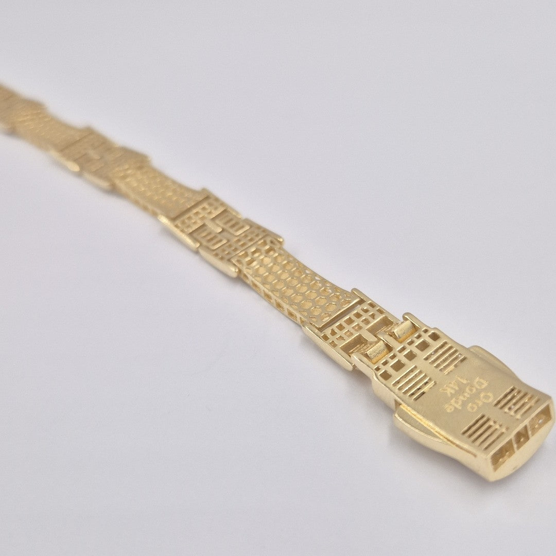 PULSERAS CABALLERO ORO 14K 25.4 (NUEVO)