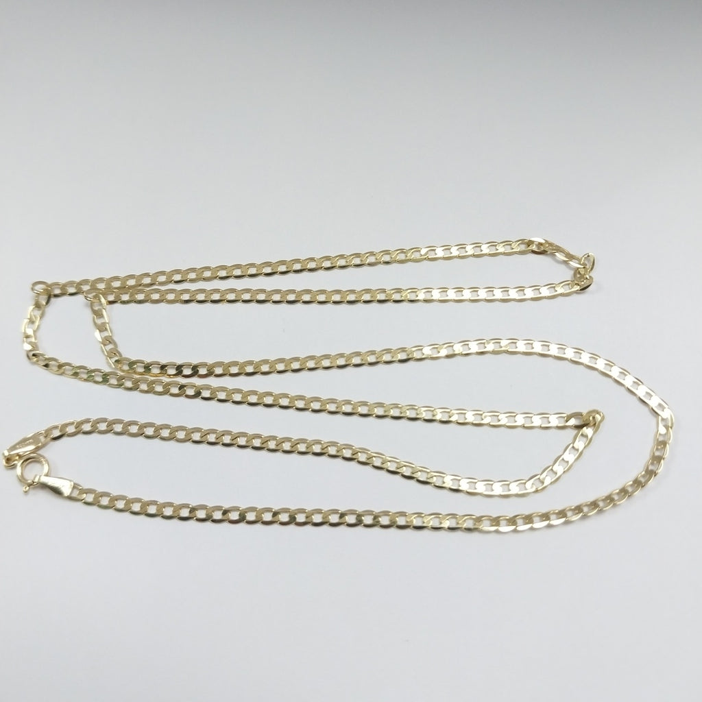 CADENAS BARBADA AMARILLA ORO 14K 4.2 (NUEVO)