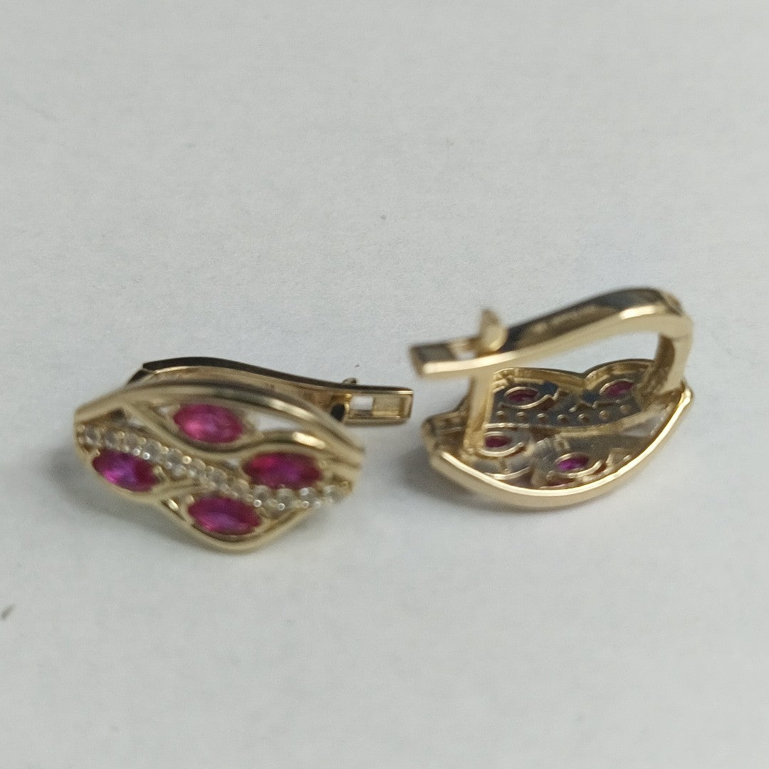 BROQUELES ORO 14K 3.7 (NUEVO)