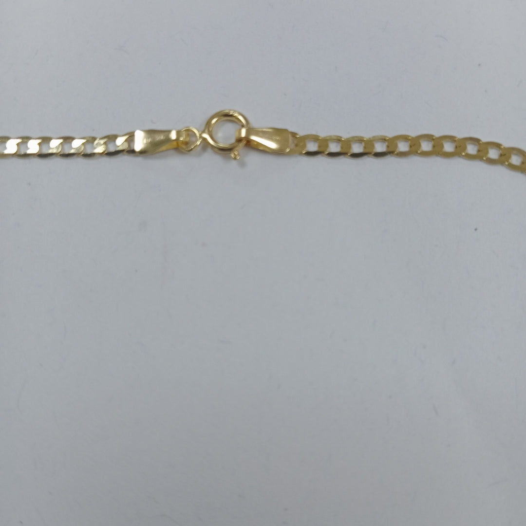 CADENAS BARBADA AMARILLA ORO 14K 3.7 (NUEVO)