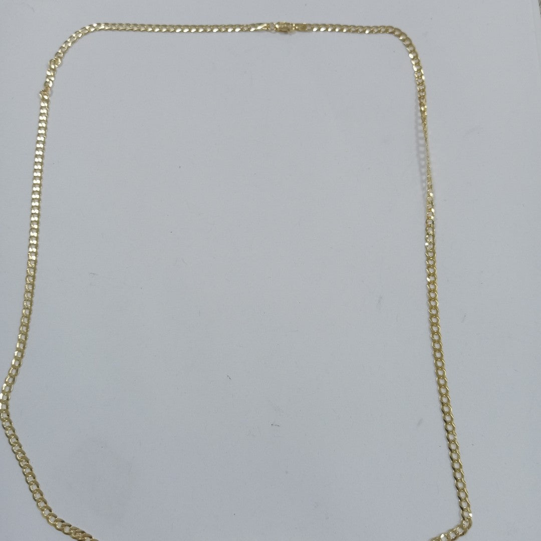 CADENAS BARBADA AMARILLA ORO 14K 7.1 (NUEVO)