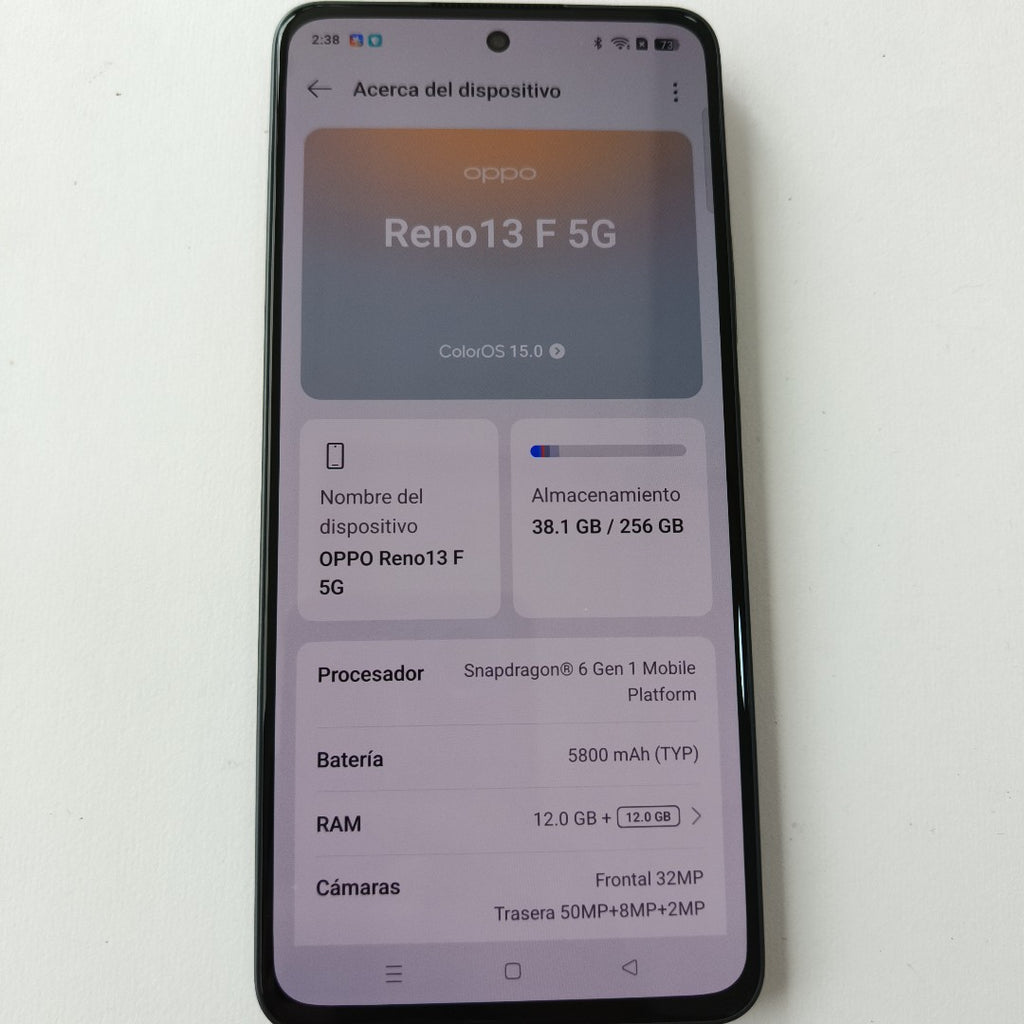 CELULAR OPPO  RENO 13F 5G CPH2699 (2025) 256 GB 12 GB RAM (SEMINUEVO)