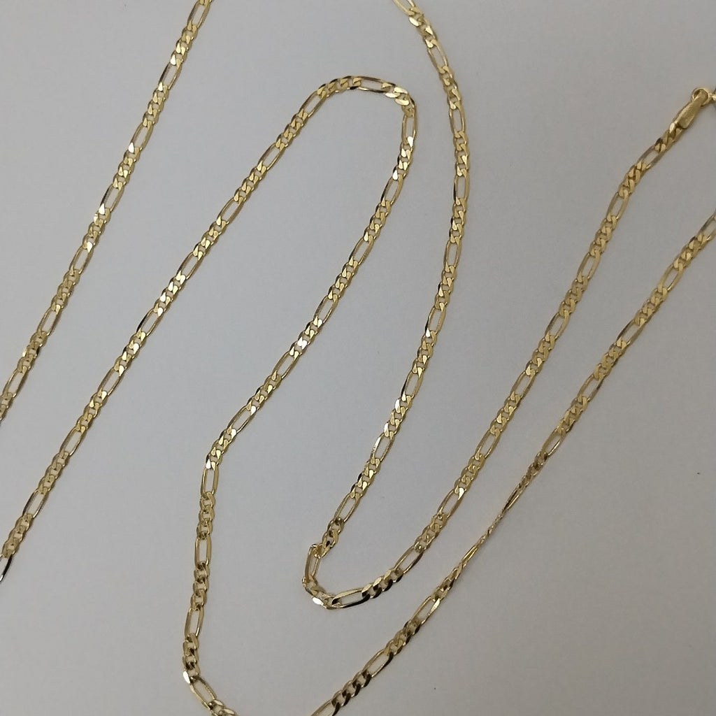 CADENAS CARTIER 3*1 AMARILLA ORO 14K 3.5 (NUEVO)