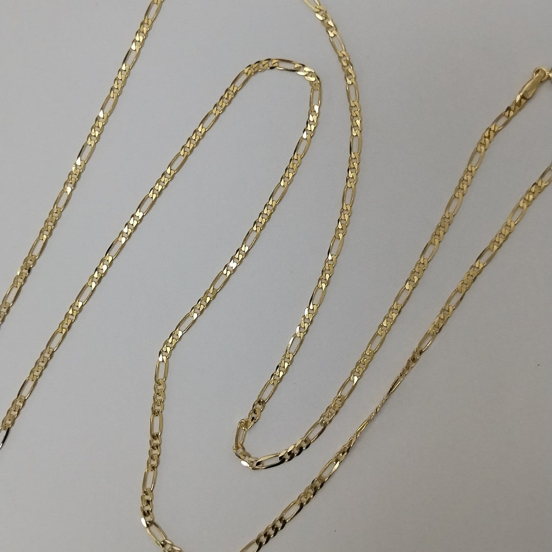 CADENAS CARTIER 3*1 AMARILLA ORO 14K 3.5 (NUEVO)