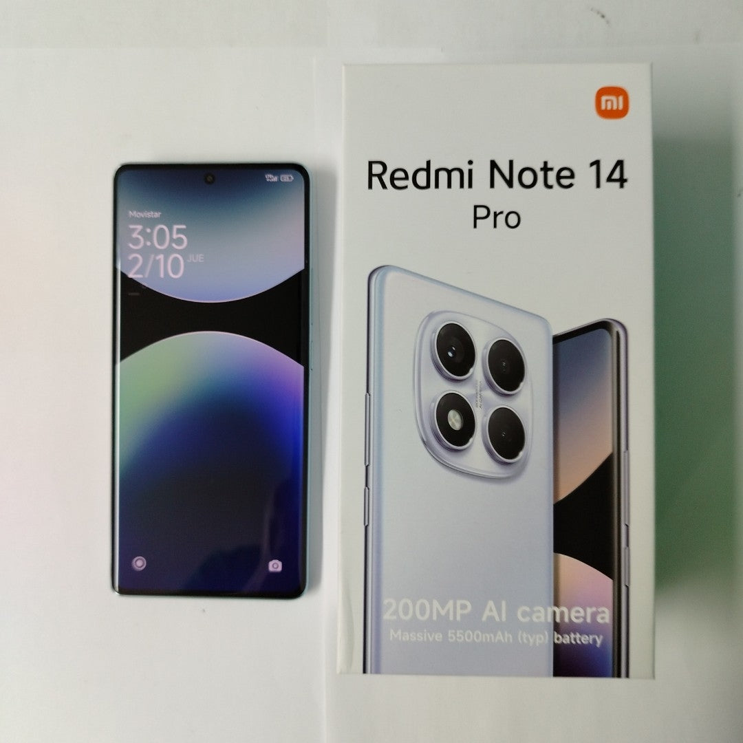CELULAR XIAOMI REDMI NOTE 14 PRO 24116RACCG (2024) 256 GB 8 GB RAM (SEMINUEVO)