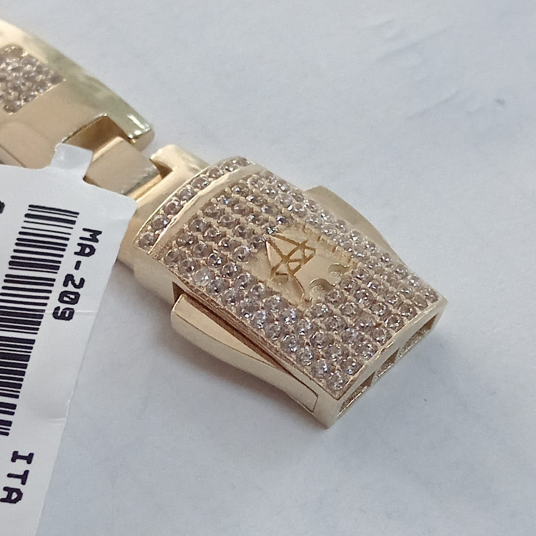 PULSERAS CABALLERO ORO 14K 18.2 (NUEVO)