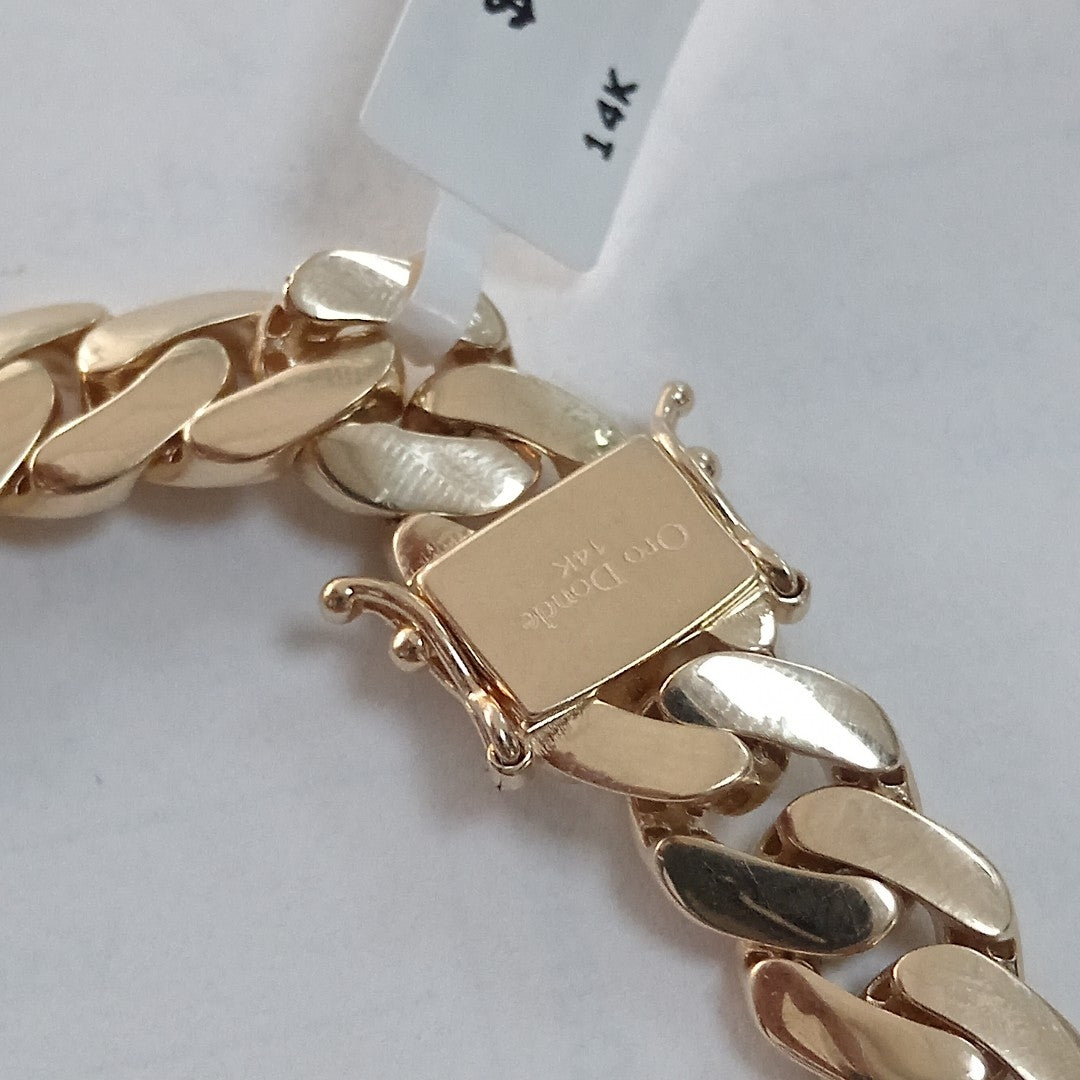PULSERAS CABALLERO ORO 14K 20.3 (NUEVO)