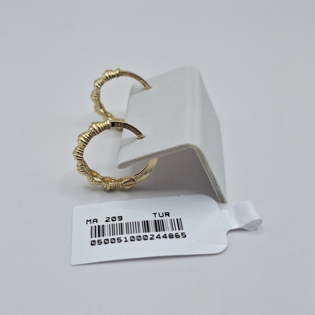 HUGGIES ORO 14K 2.9 (NUEVO)