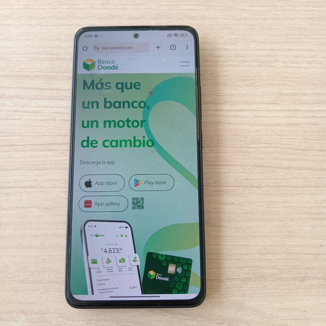 CELULAR XIAOMI REDMI NOTE 13 23129RA5FL (2024) 256 GB 8 GB RAM (SEMINUEVO)