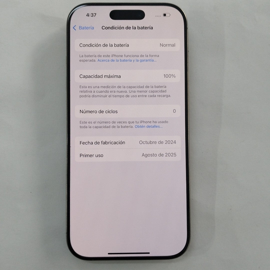 CELULAR APPLE IPHONE 16 PRO A3292 (2024) 128 GB 8 GB RAM (SEMINUEVO)