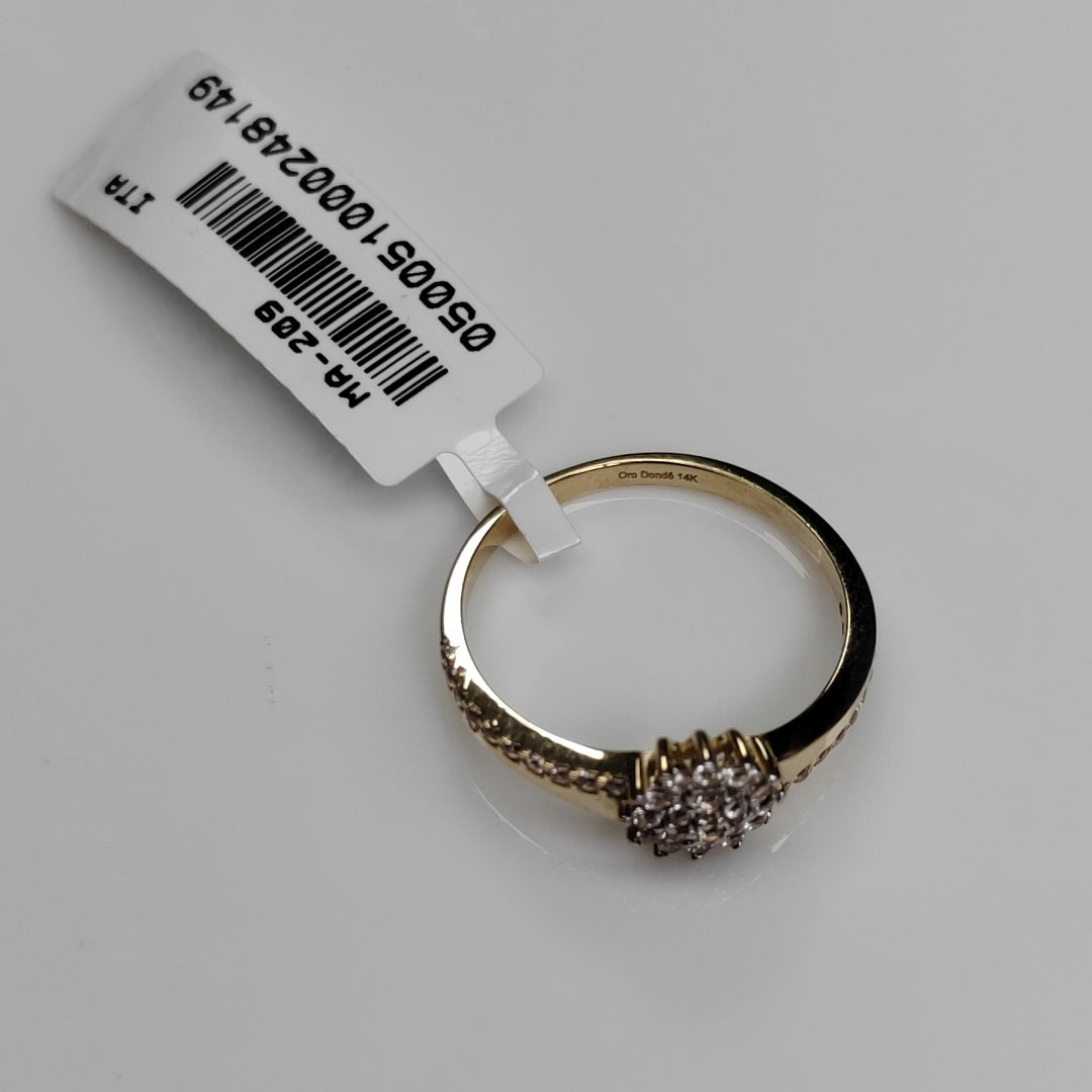 ANILLOS DAMA ORO 14K 2 (NUEVO)
