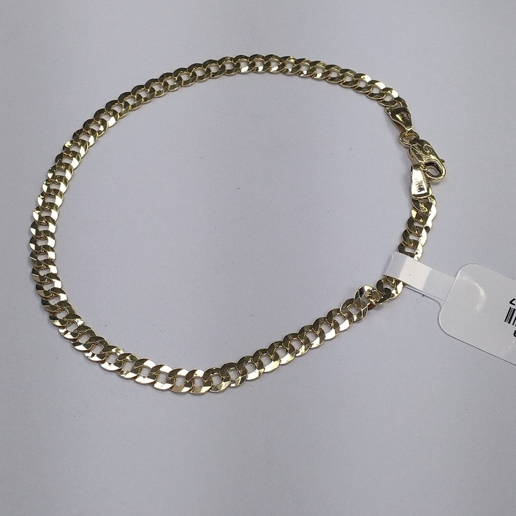 PULSERAS CABALLERO BARBADA AMARILLA ORO 14K 4.8 (NUEVO)