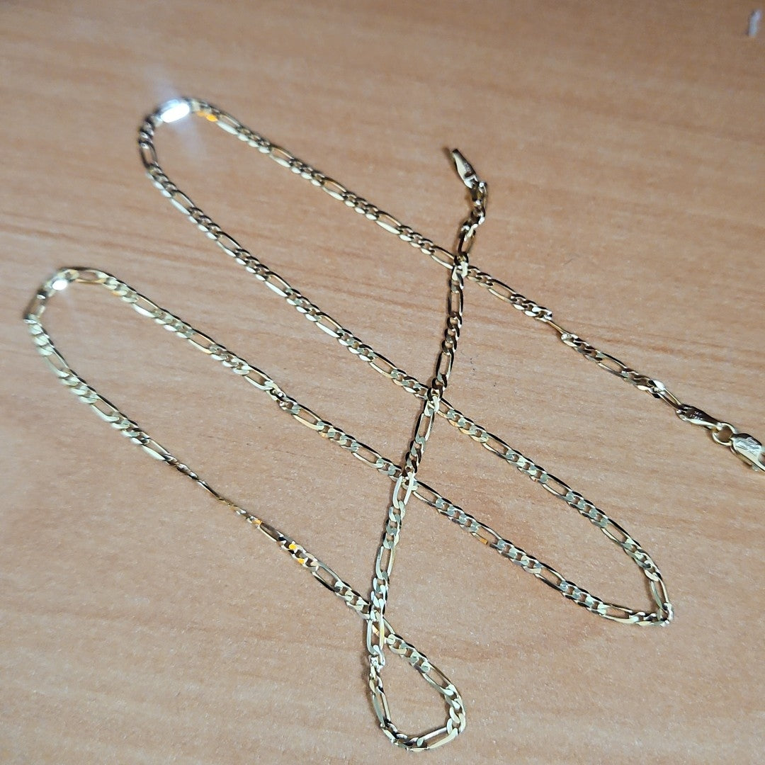 CADENAS CARTIER 3*1 AMARILLA ORO 14K 5 (NUEVO)