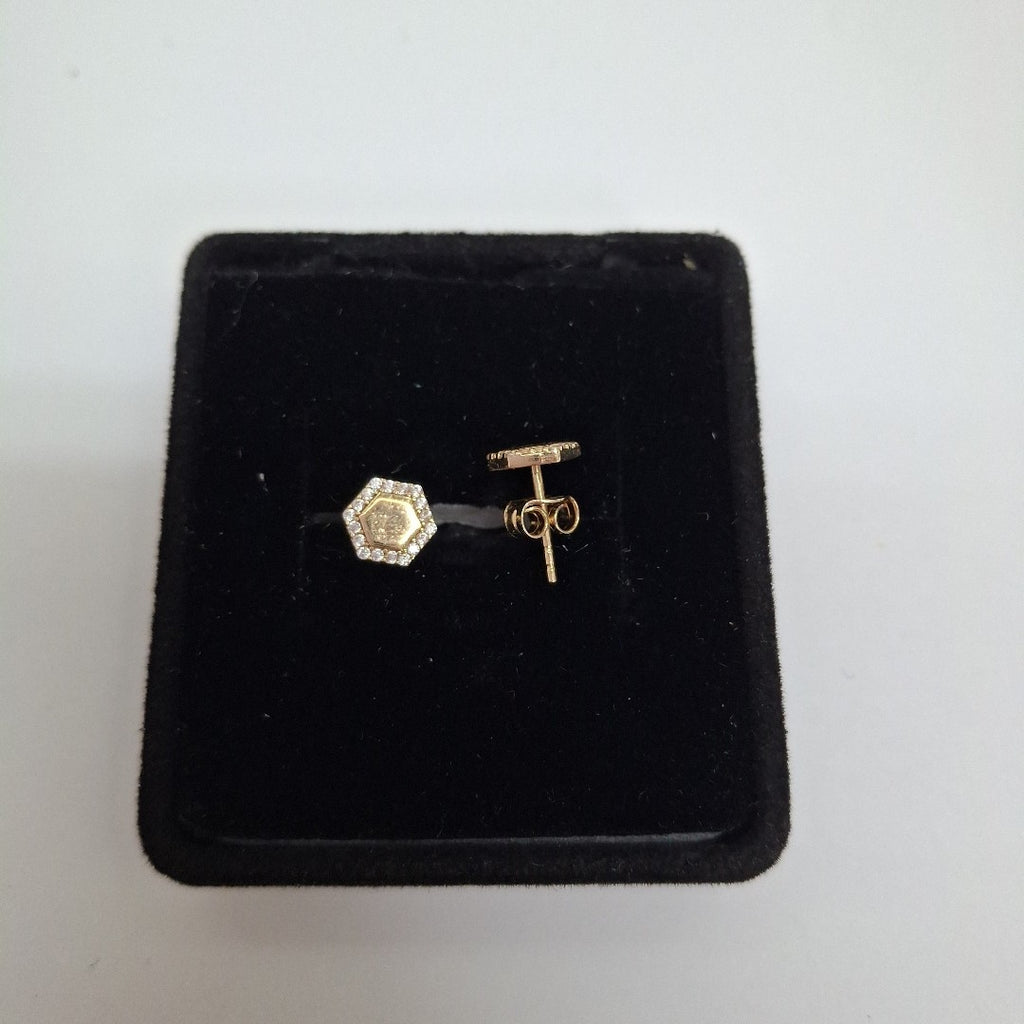 BROQUELES ORO 14K 1.4 (NUEVO)