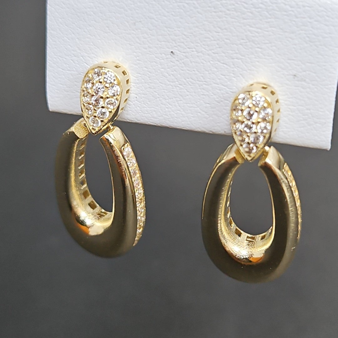 BROQUELES ORO 14K 4.3 (NUEVO)
