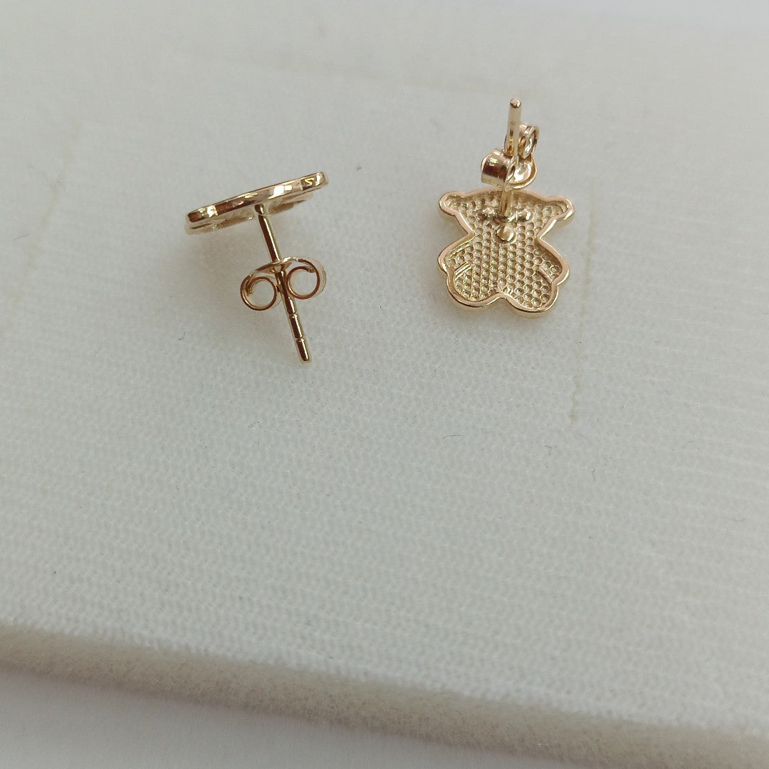 BROQUELES ORO 14K 1.5 (NUEVO)