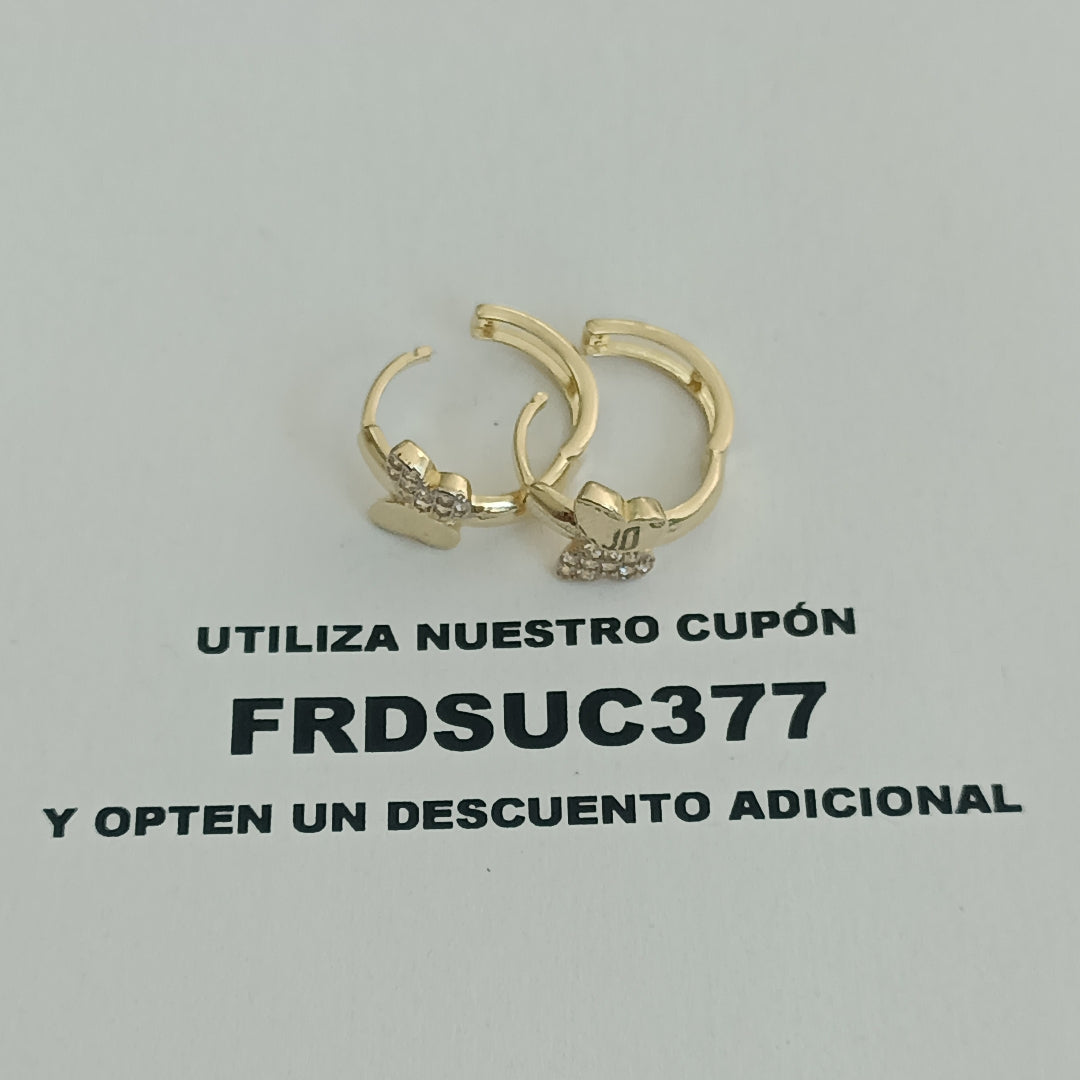 HUGGIES ORO 14K 2.3 (NUEVO)
